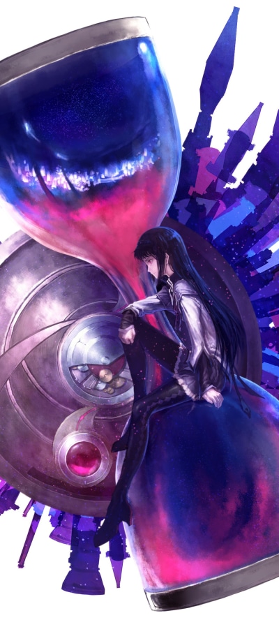 Anime Puella Magi Madoka Magica, Homura Akemi, 1080x2400