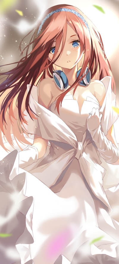 Anime The Quintessential Quintuplets, Miku Nakano, 1080x2400