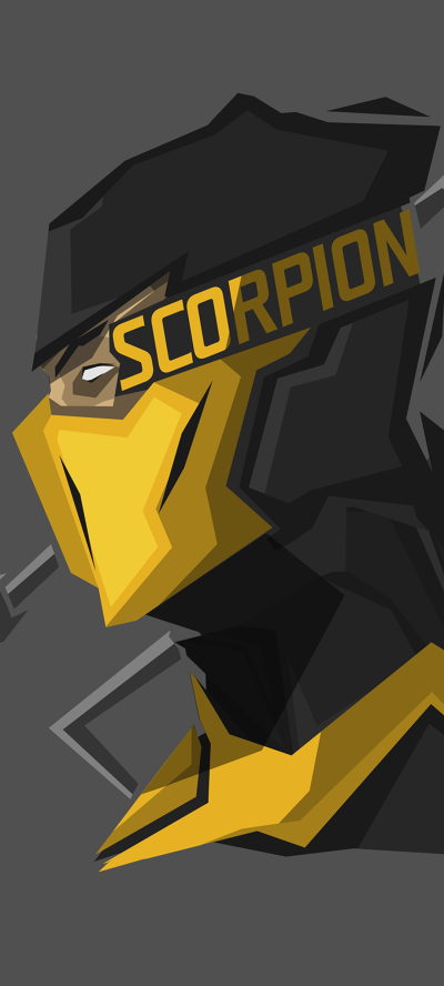 Video Game Mortal Kombat, Scorpion (Mortal Kombat), 1080x2400