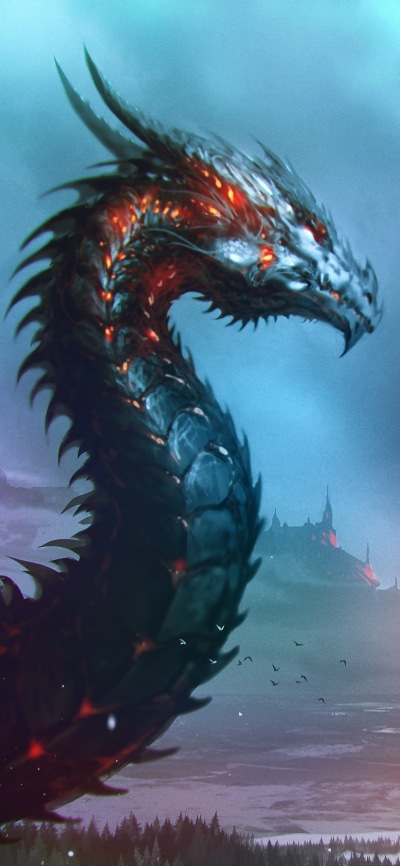 Fantasy Dragon, 1080x2340