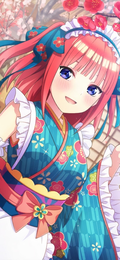 Anime The Quintessential Quintuplets, Nino Nakano, 1080x2340