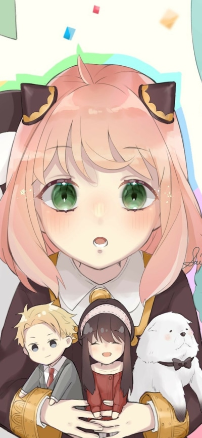 Anime Spy x Family, Anya Forger, 1080x2340