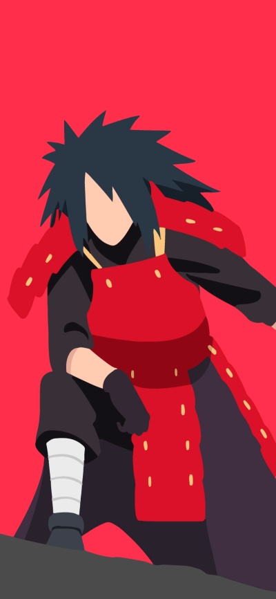 Anime Naruto, Naruto Shippuden Ultimate Ninja Storm 4, Uchiha Clan, Madara Uchiha, Black Hair, Minimalist, 1080x2340