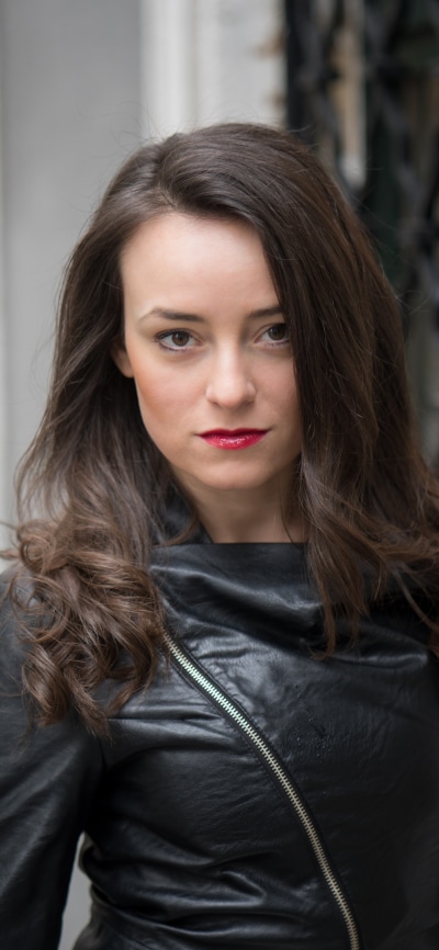 Women Model, Brunette, Leather Jacket, Lipstick, 1080x2340
