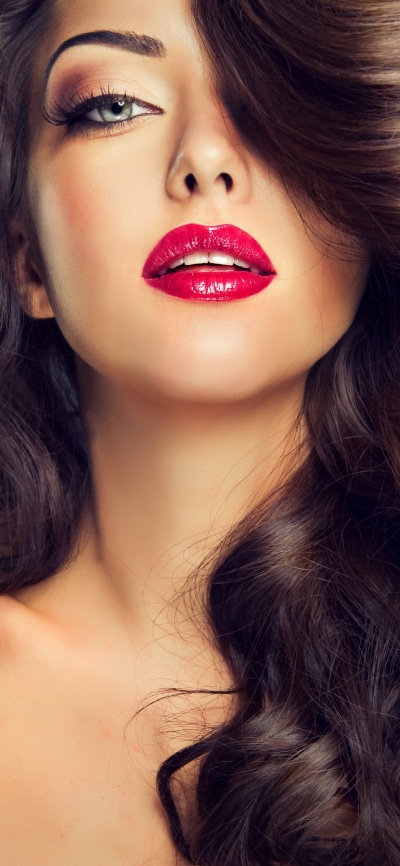 Women Model, Lipstick, Face, 1080x2340