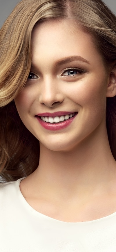 Women Model, Smile, Blue Eyes, 1080x2340