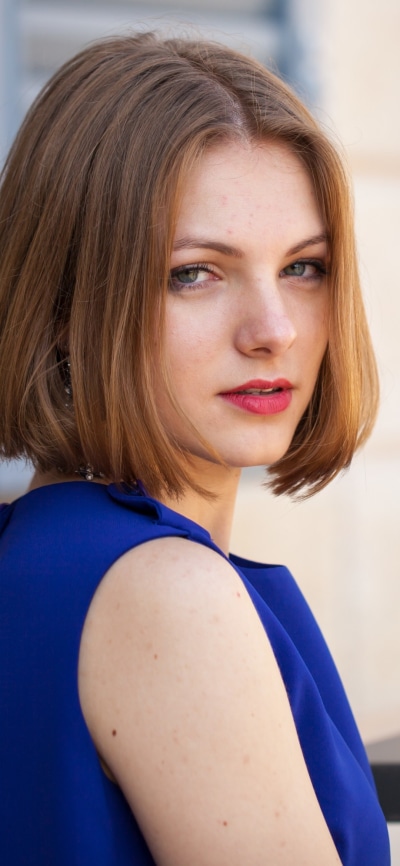 Women Model, Redhead, Short Hair, 1080x2340