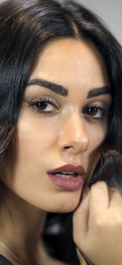 Women Model, Brown Eyes, Face, 1080x2340