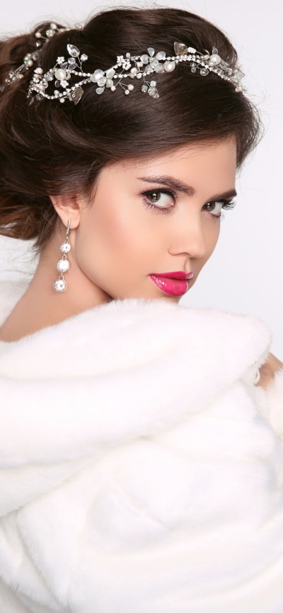 Women Model, Face, Brunette, Earrings, Lipstick, 1080x2340