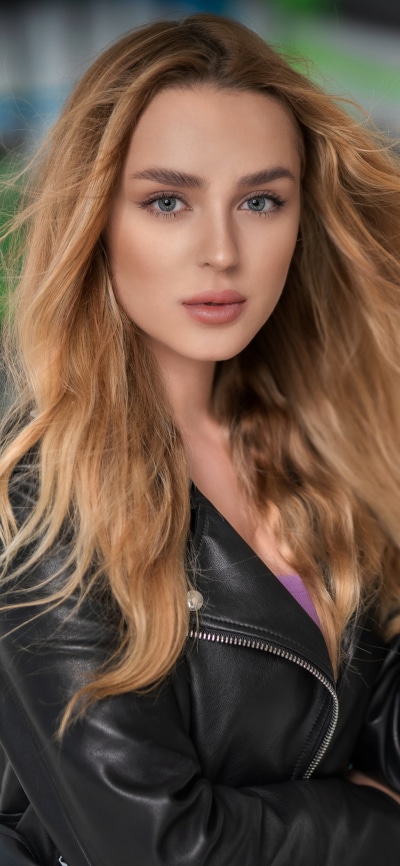 Women Model, Blonde, Blue Eyes, 1080x2340