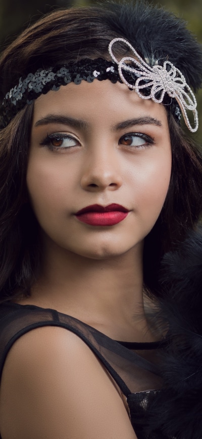 Women Model, Brunette, Lipstick, 1080x2340
