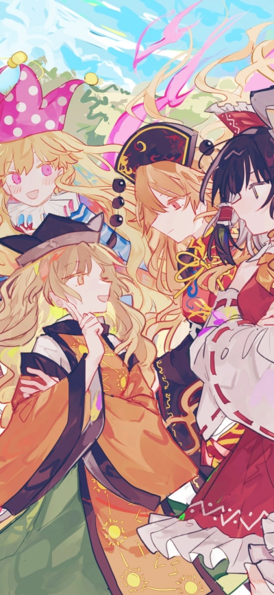 Anime Touhou, 1080x2340