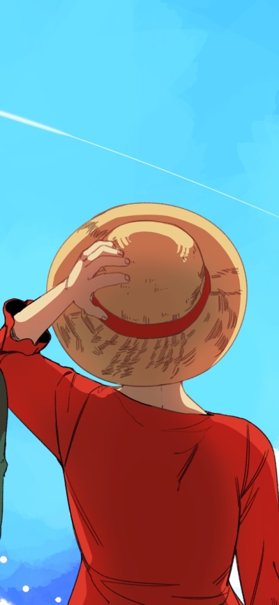 Anime One Piece, Monkey D. Luffy, 1080x2340