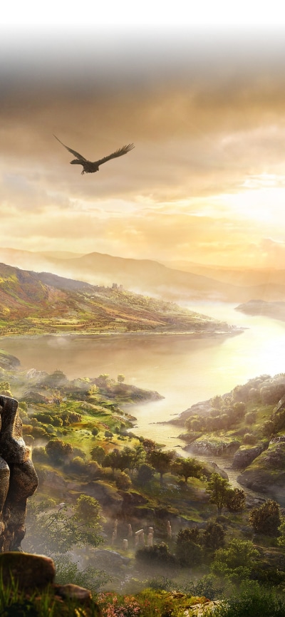 Video Game Assassins Creed Valhalla, Landscape, Assassins Creed, 1080x2340