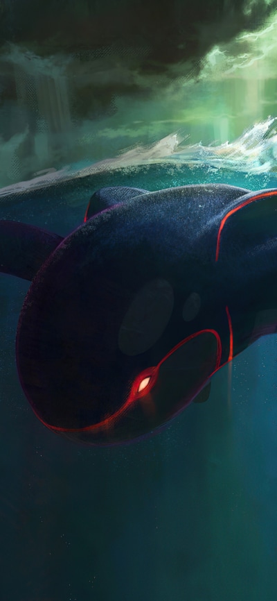 Anime Pokémon, Kyogre (Pokémon), 1080x2340