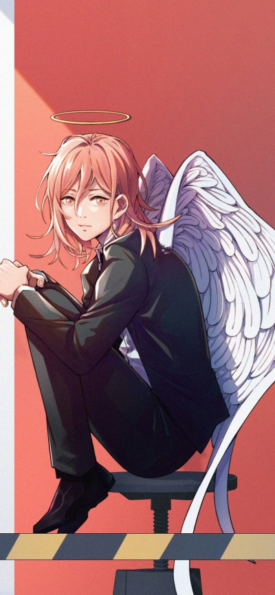 Anime Chainsaw Man, Angel Devil (Chainsaw Man), 1080x2340