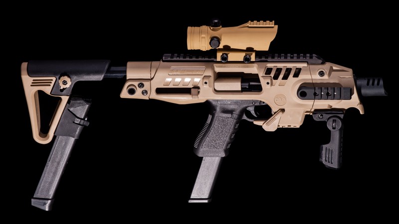 Glock SBR Pistol, 9mm w/ CAA
