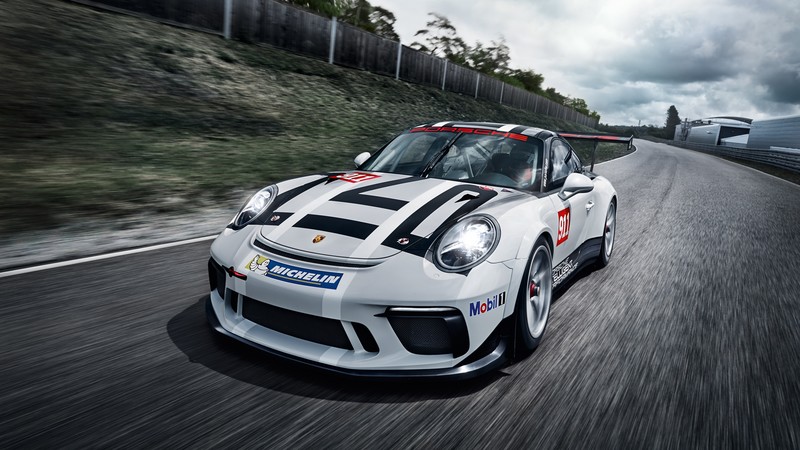 Porsche 911 GT3 Cup, racing, paris auto show 2016
