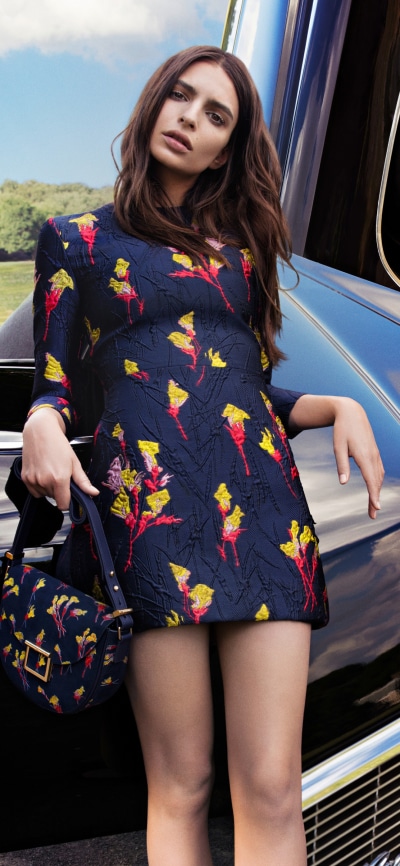 Celebrity Emily Ratajkowski, Car, 1080x2340