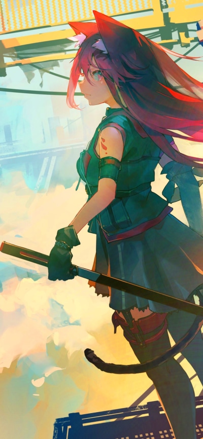 Video Game Arknights, Melantha (Arknights), 1080x2340
