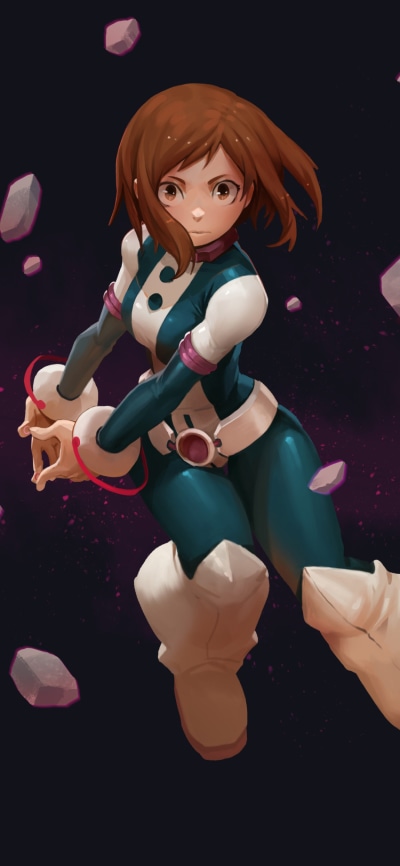 Anime My Hero Academia, Ochaco Uraraka, 1080x2340