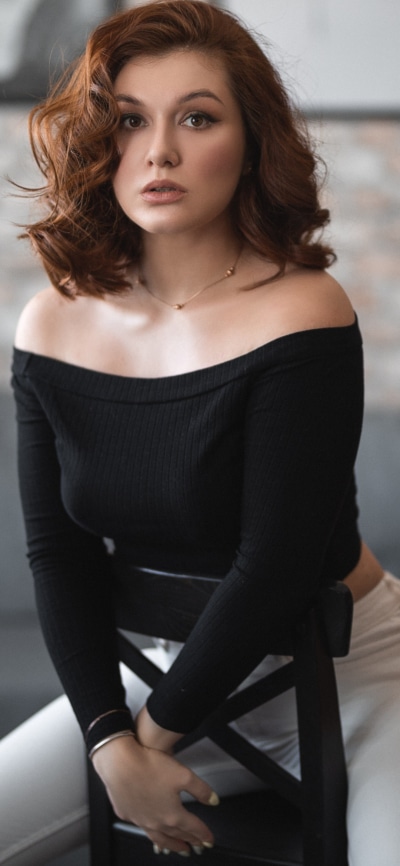 Women Model, Redhead, 1080x2340