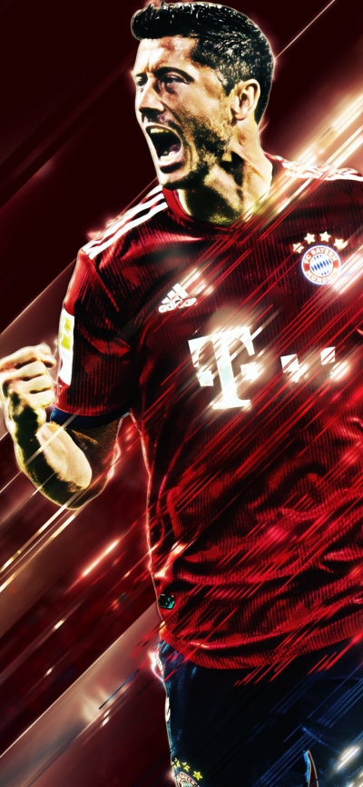 Sports Robert Lewandowski, Polish, Soccer, FC Bayern Munich, 1080x2340