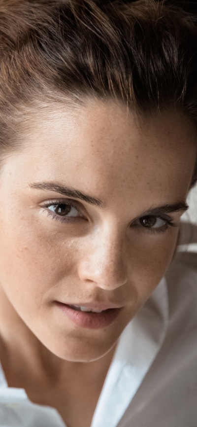 Celebrity Emma Watson, Brunette, Actress, Face, English, Brown Eyes, 1080x2340