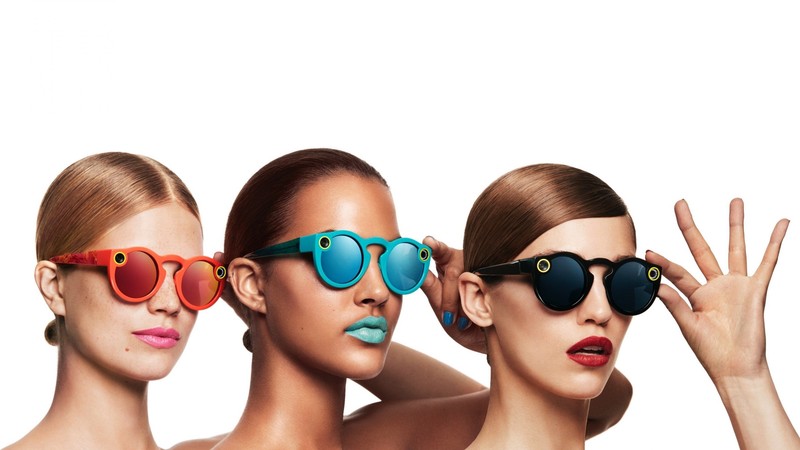 Snapchat glasses, girl, blue lips, google glass, Snapchat