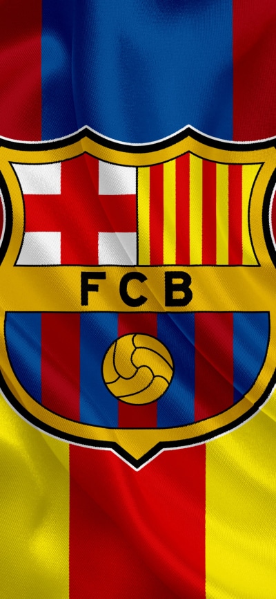Sports FC Barcelona, Logo, Soccer, 1080x2340