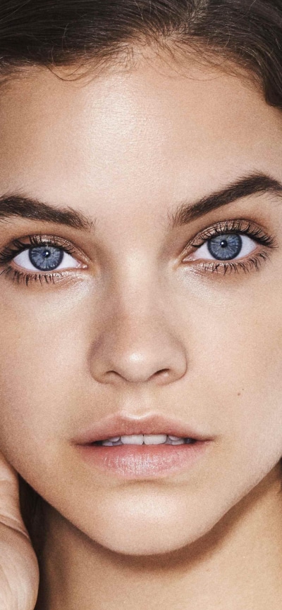Celebrity Barbara Palvin, Close-up, Brunette, Blue Eyes, Hungarian, Face, 1080x2340