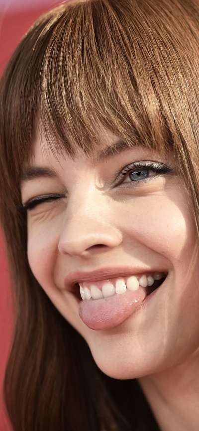 Celebrity Barbara Palvin, Smile, Face, Hungarian, Brunette, Model, 1080x2340