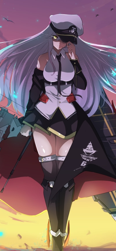 Anime Azur Lane, Enterprise (Azur Lane), 1080x2340