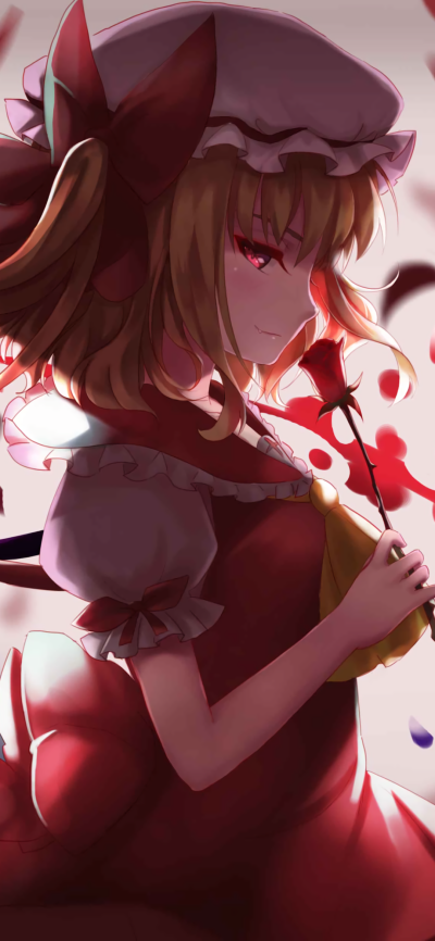 Anime Touhou, Flandre Scarlet, 1080x2340