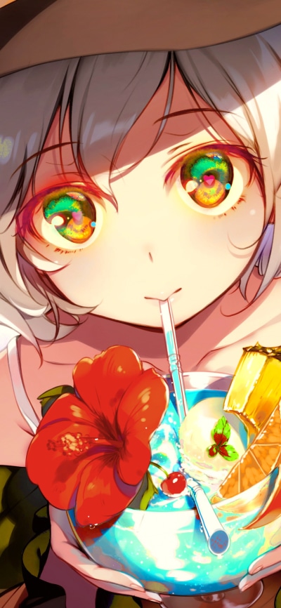 Anime Touhou, Koishi Komeiji, 1080x2340