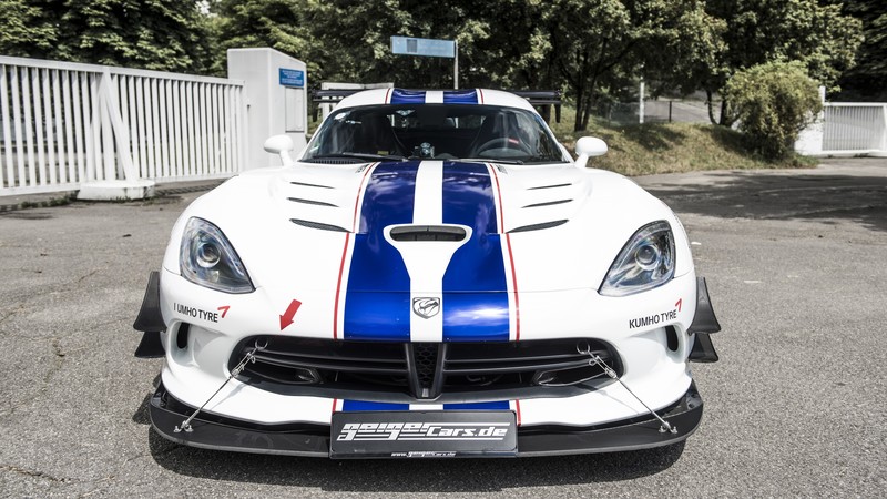 Dodge Viper ACR, Geiger Cars, white, speed