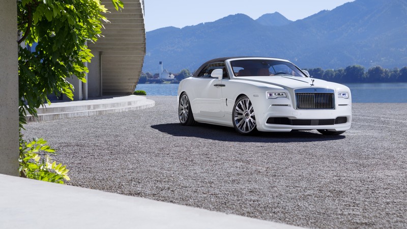 Spofec Rolls-Royce Dawn, white, luxury cars