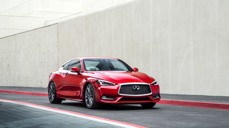 Infiniti Q60 Red Sport 400, coupe, red, sport