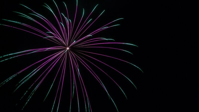 fireworks, salute, sparks, holiday, night, 4k