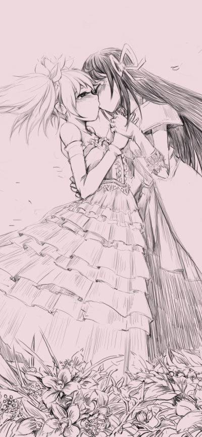 Anime Puella Magi Madoka Magica, Homura Akemi, Yuri, Madoka Kaname, 1080x2340