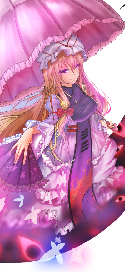 Anime Touhou, Yukari Yakumo, 1080x2340
