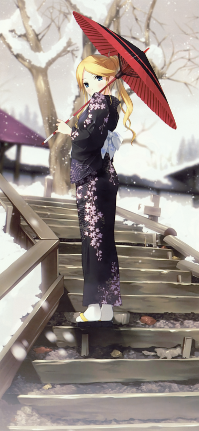 Anime Sayonara, Zetsubou-Sensei, Kaere Kimura, 1080x2340