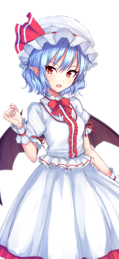 Anime Touhou, Remilia Scarlet, 1080x2340