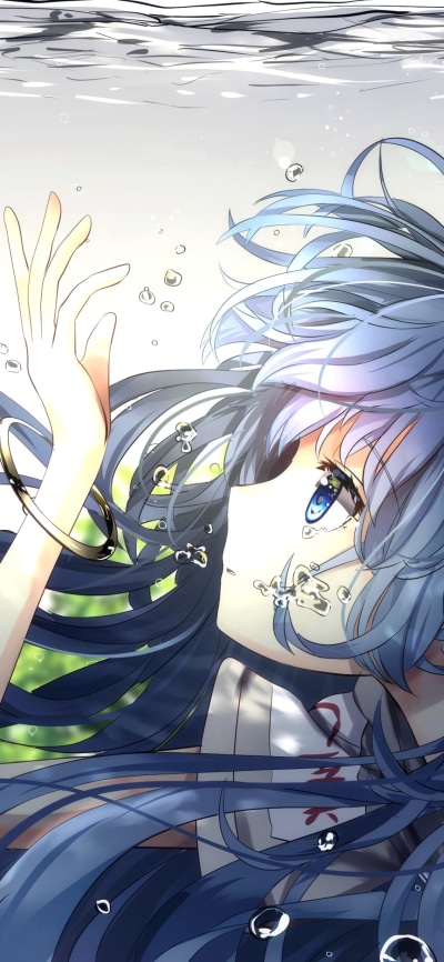 Anime Touhou, Shion Yorigami, 1080x2340