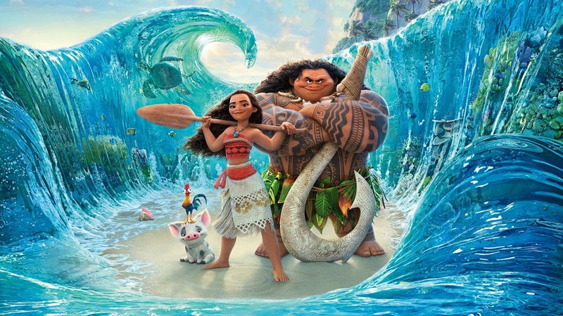 Moana, maui, best animation movies of 2016