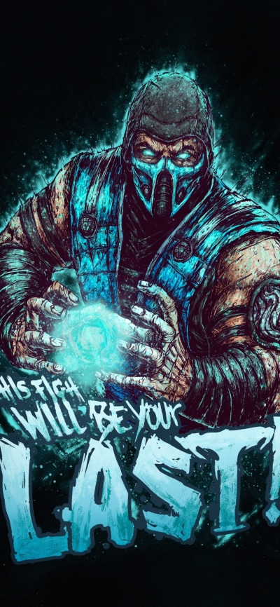 Video Game Mortal Kombat, Sub-Zero (Mortal Kombat), Warrior, 1080x2340