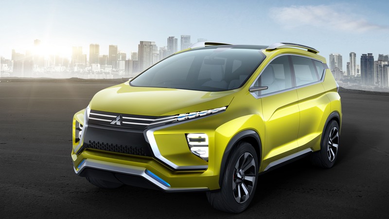 Mitsubishi XM, paris auto show 2016, Hybrid, crossover