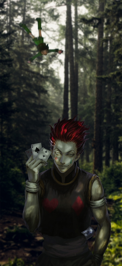 Anime Hunter x Hunter, Hisoka (Hunter × Hunter), Gon Freecss, 1080x2340