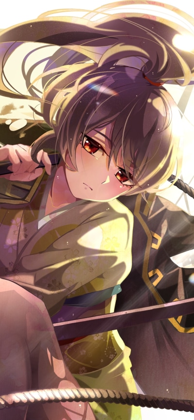 Anime Gintama, Okita Sougo, 1080x2340