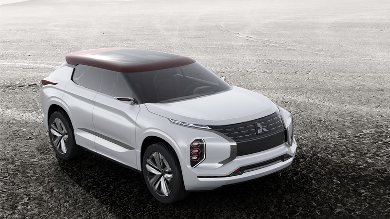 Mitsubishi GT-PHEV, paris auto show 2016, Hybrid, crossover